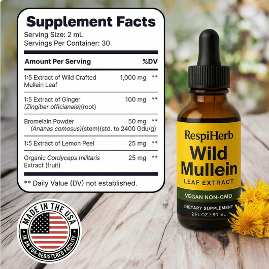 Mullein Lung Detox Drops